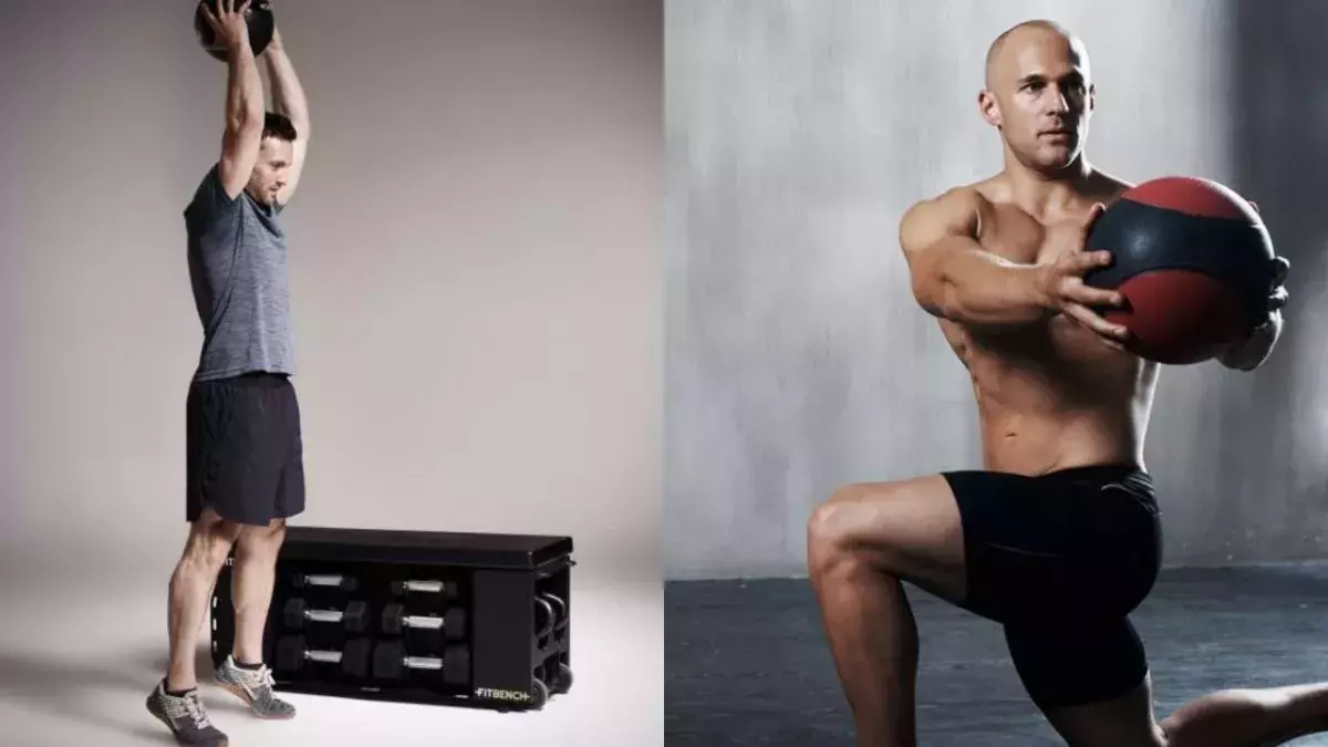 Squat medicine ball