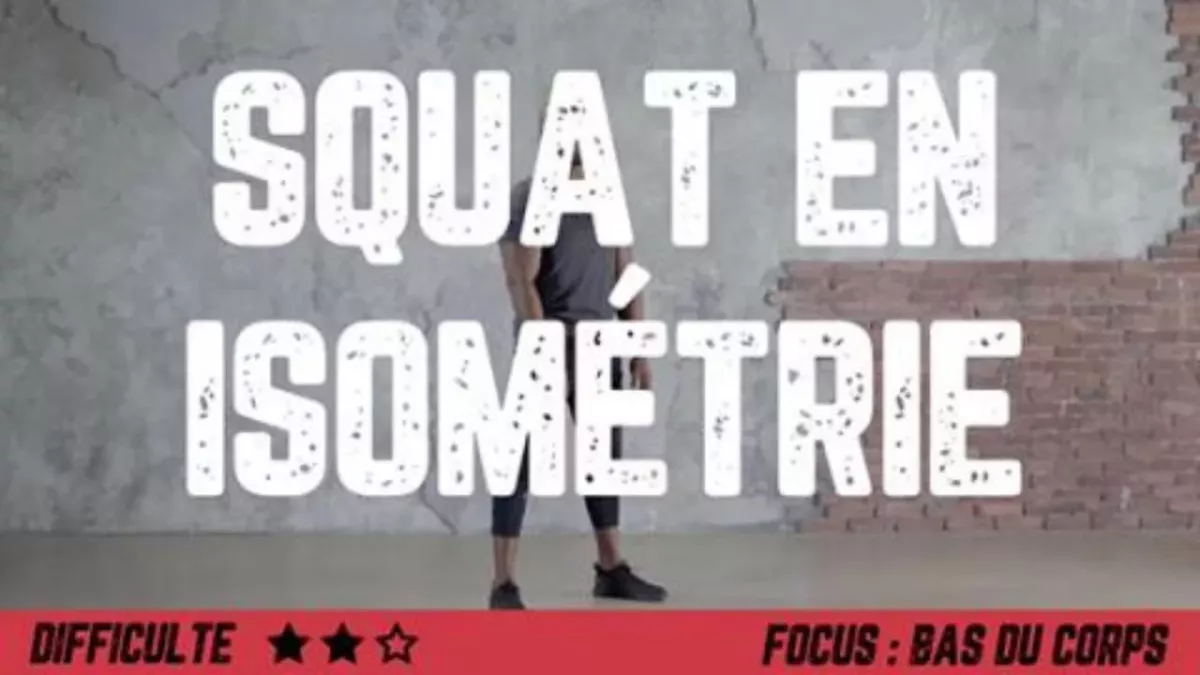 Squats en isométrie