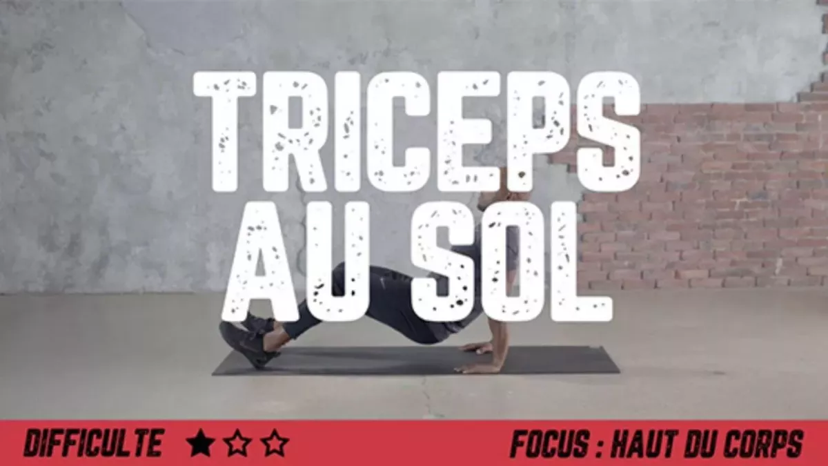 Triceps au sol