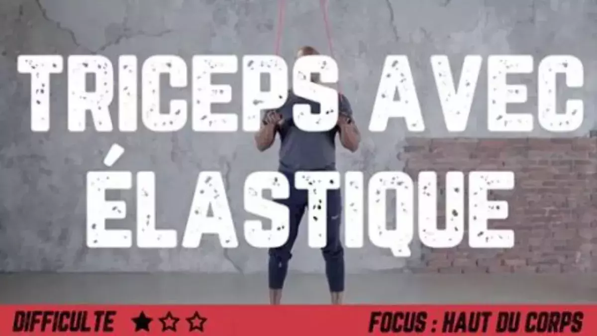 Triceps avec élastique