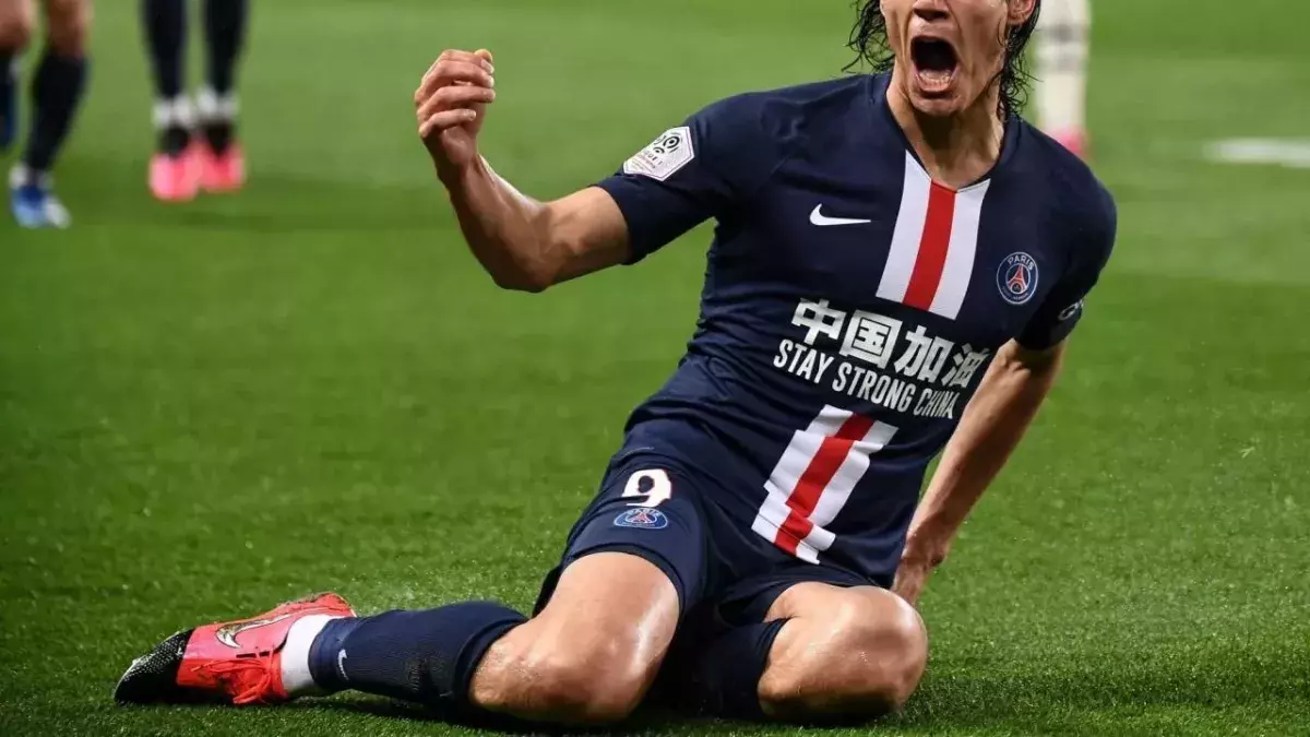 Edinson Cavani entraînement insolite
