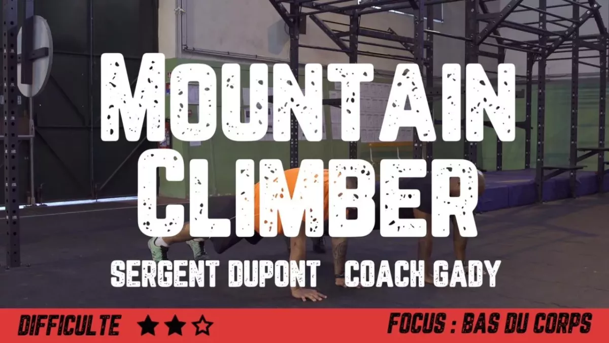 Le mountain climber mêle cardio et musculation 