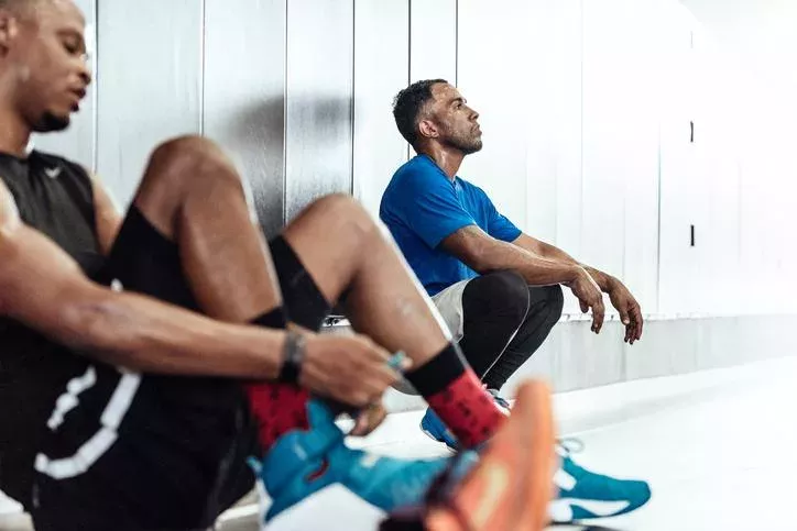 Partenaire d'entraînement fatigué