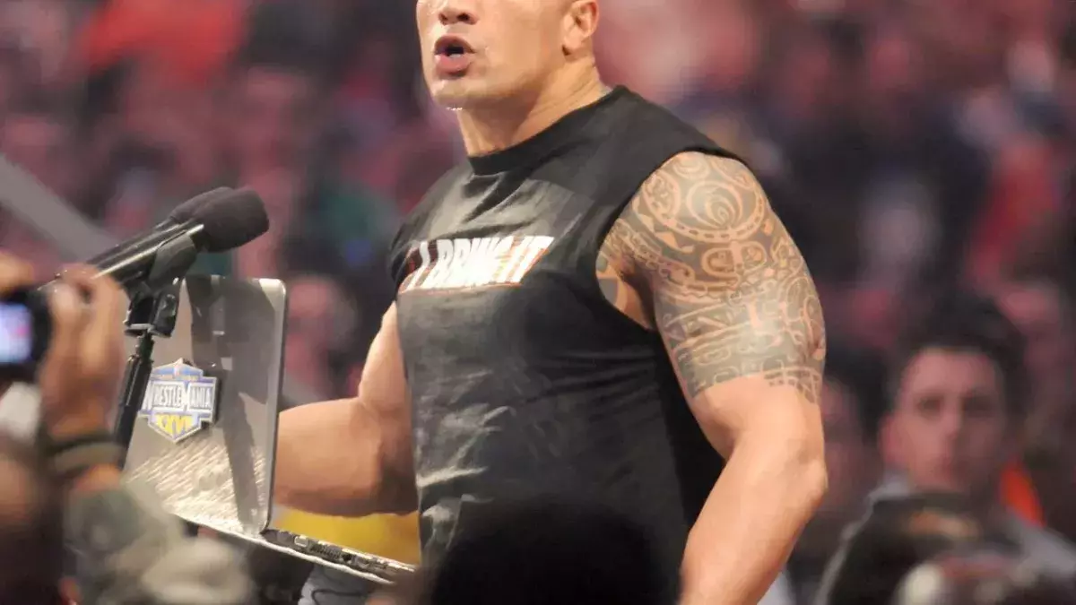 The Rock à Wrestlemania 