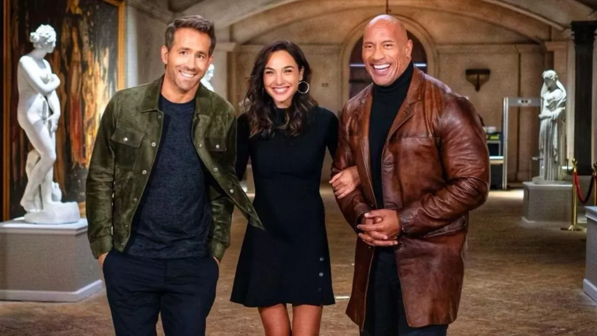 The Rock Red Notice Netflix WTF