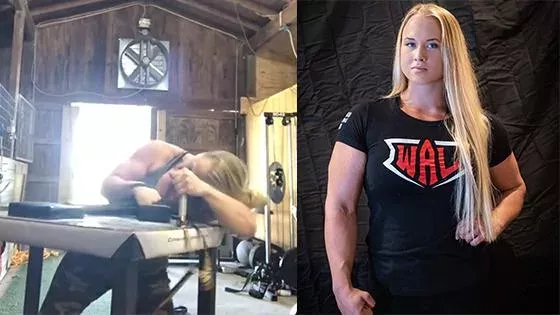 Sarah Backman bras de fer