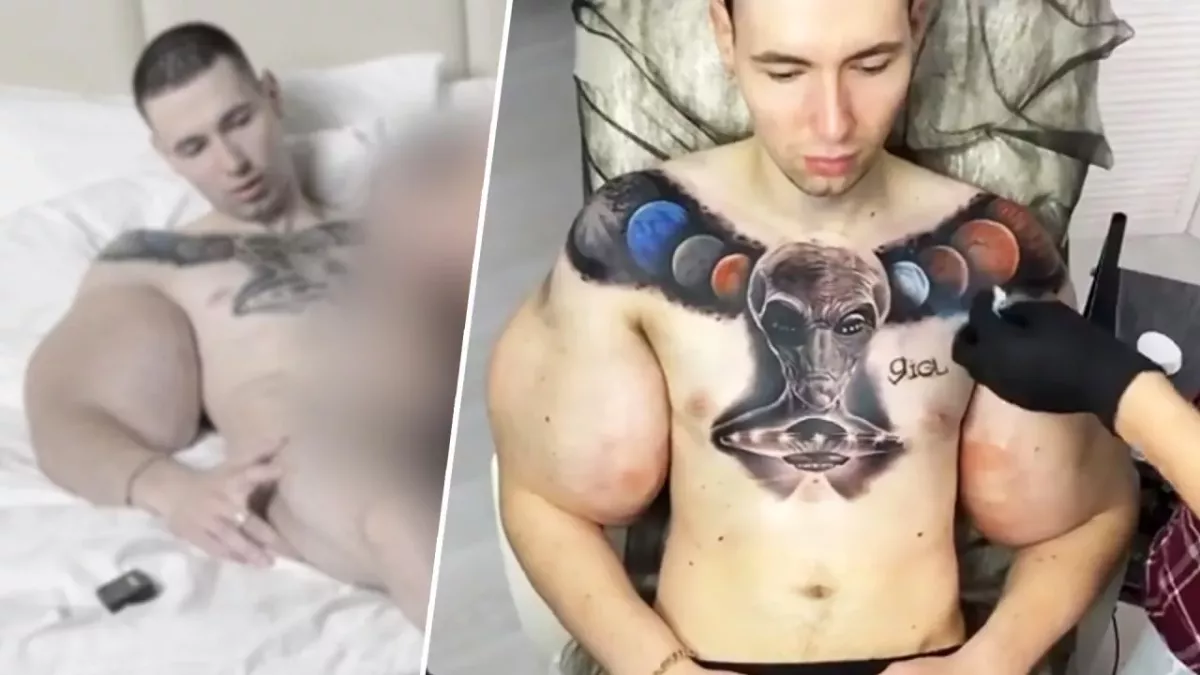 Synthol Kid : le russe dopé à l'huile musculaire, fait désormais du porno