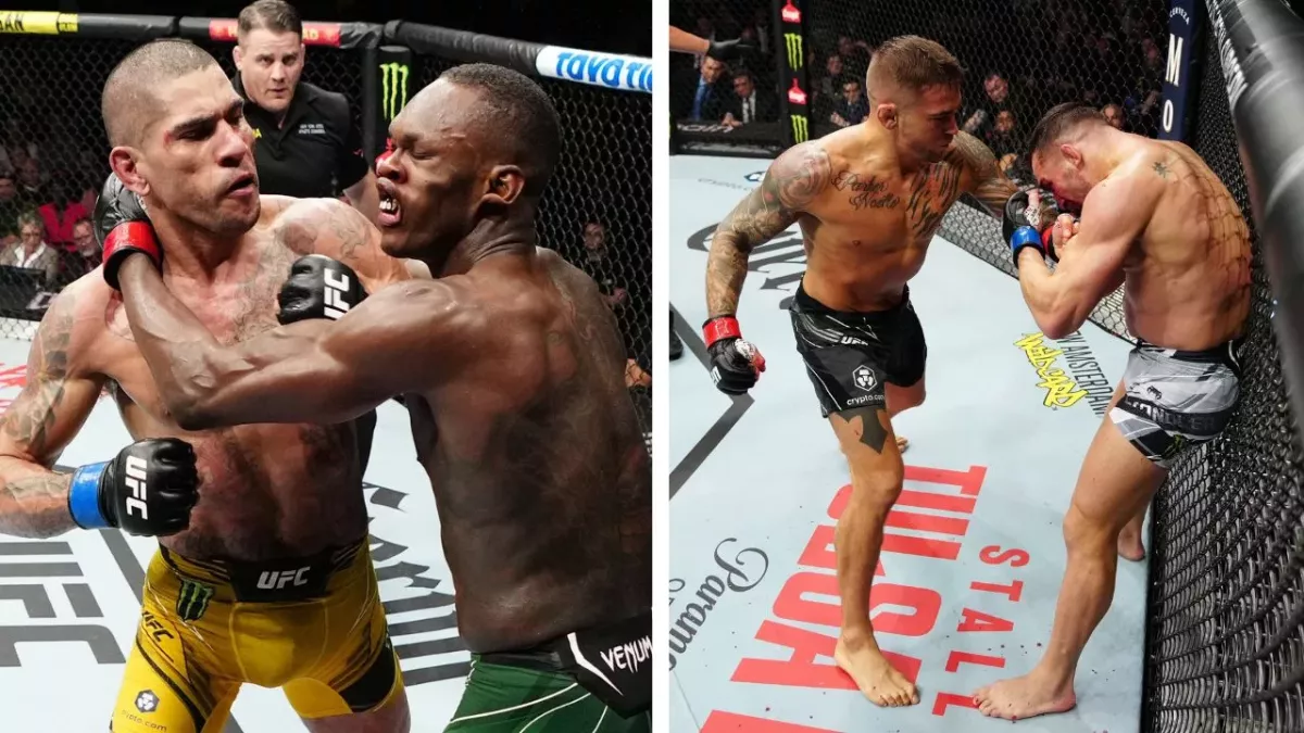 Alex Pereira et Dustin Poirier l'ont respectivement emporté contre Israel Adesanya et Michael Chandler. 