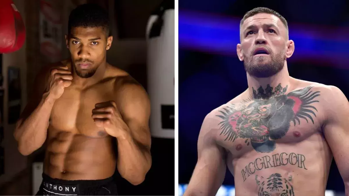Conor McGregor a volé au secours d'Anthony Joshua. 
