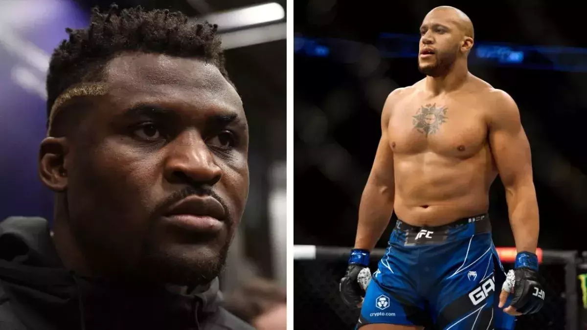 Francis Ngannou et Ciryl Gane. 