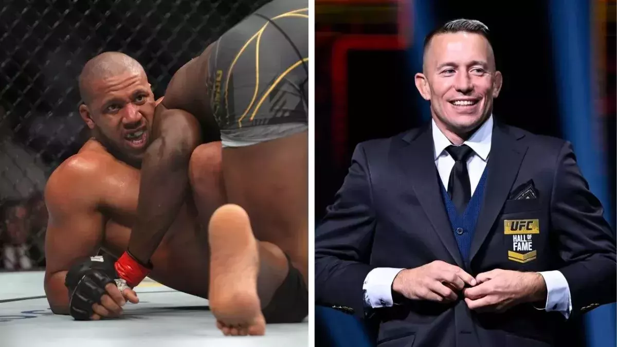 Georges St-Pierre a eu quelques mots à l'attention de Ciryl Gane après l'UFC 270. 