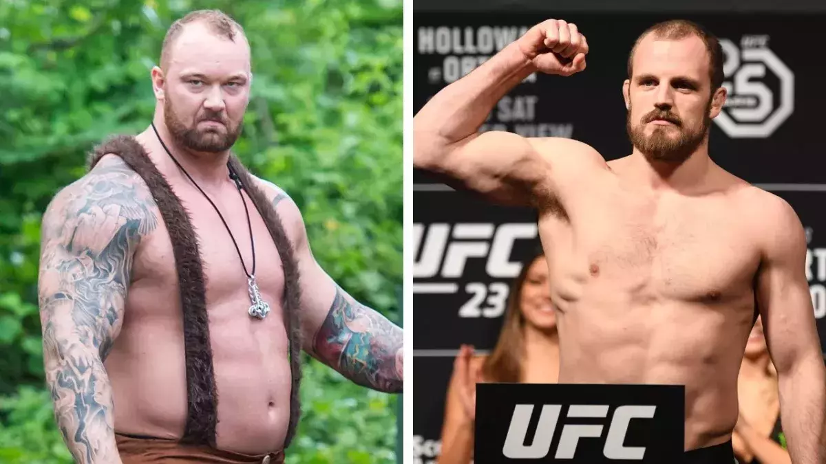 Hafthor Bjornsson a réalisé un combat d'entrainement contre Gunnar Nelson, combattant de MMA. 
