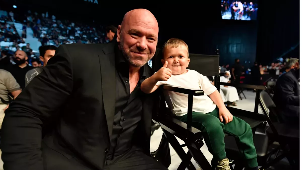Hasbulla Magomedov et Dana White 