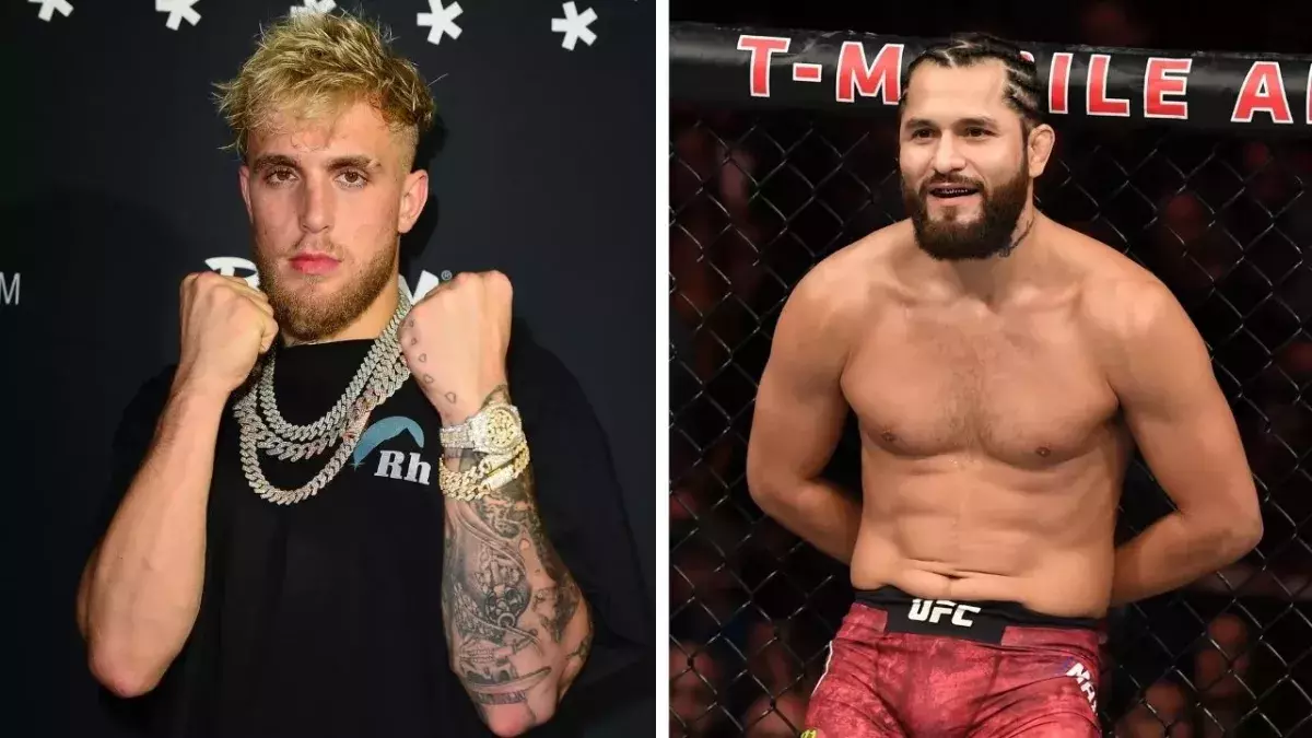 Jake Paul et Jorge Masvidal. 