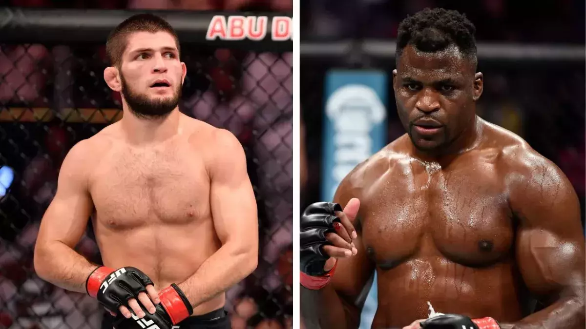 Khabib Nurmagomedov et Francis Ngannou 