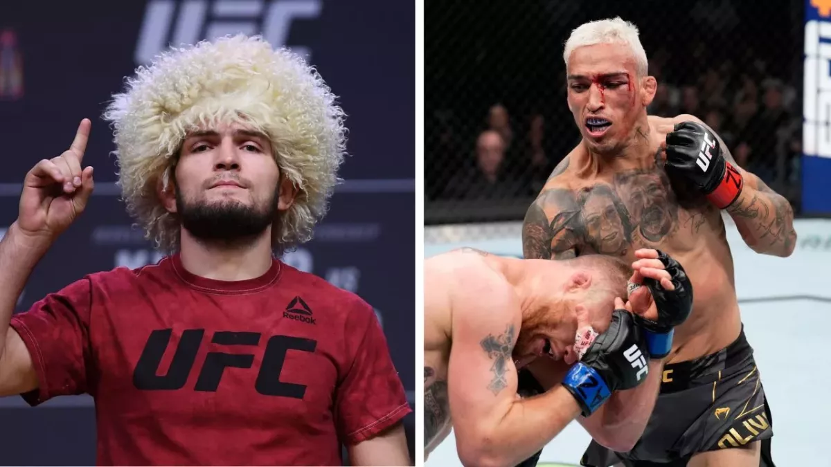 Khabib Nurmagomedov n'est pas impressionné par le niveau de Charles Oliveira. 