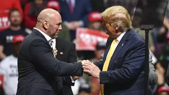 Le Président de l'UFC soutient corps et âme Donald Trump