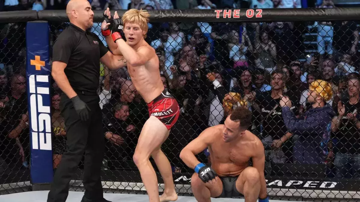 Paddy Pimblett a battu Jordan Leavitt par soumission dans le 2ème round. 