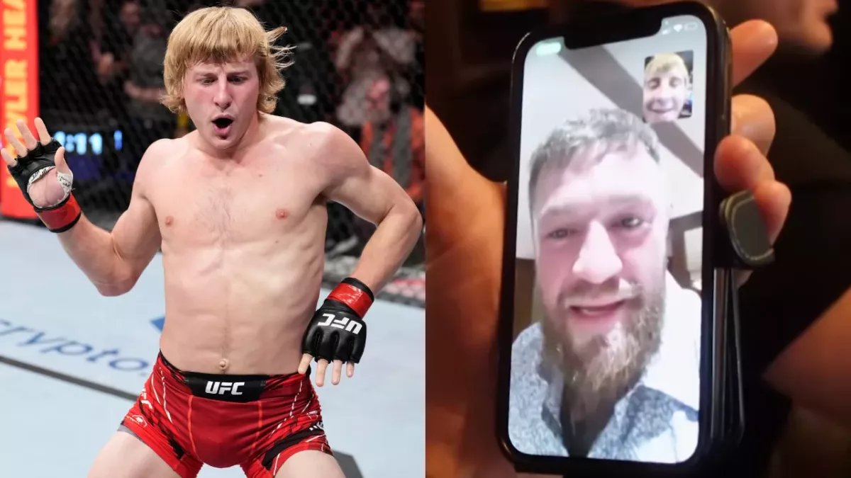 Paddy Pimblett et Conor McGregor 