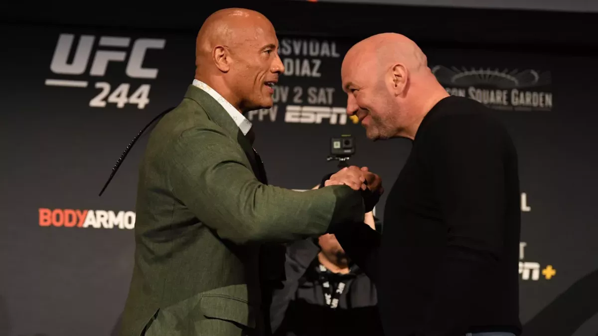 The Rock et Dana White