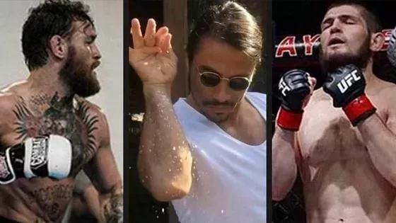Salt Bae & Conor McGregor & Khabib Nurmagomedov