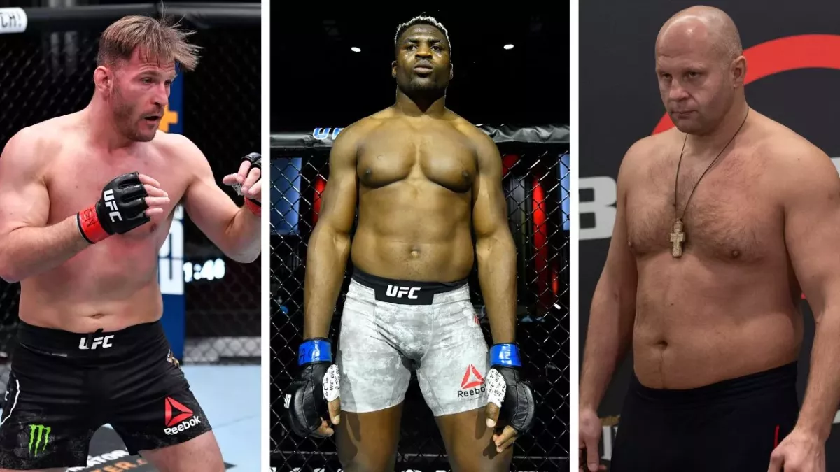 Stipe Miocic, Francis Ngannou et Fedor Emelianenko sont quelques uns des meilleurs poids lourds de l'histoire. 