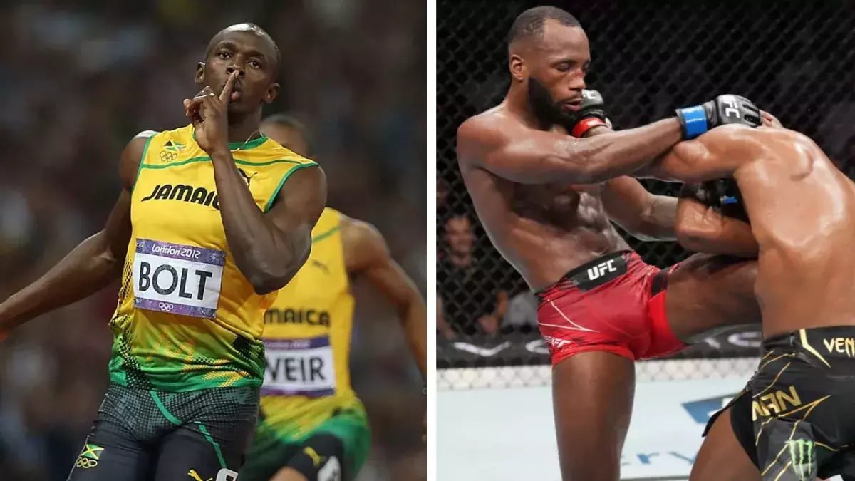 Usain Bolt a encouragé Leon Edwards, natif de la Jamaïque, avant son combat contre Kamaru Usman 