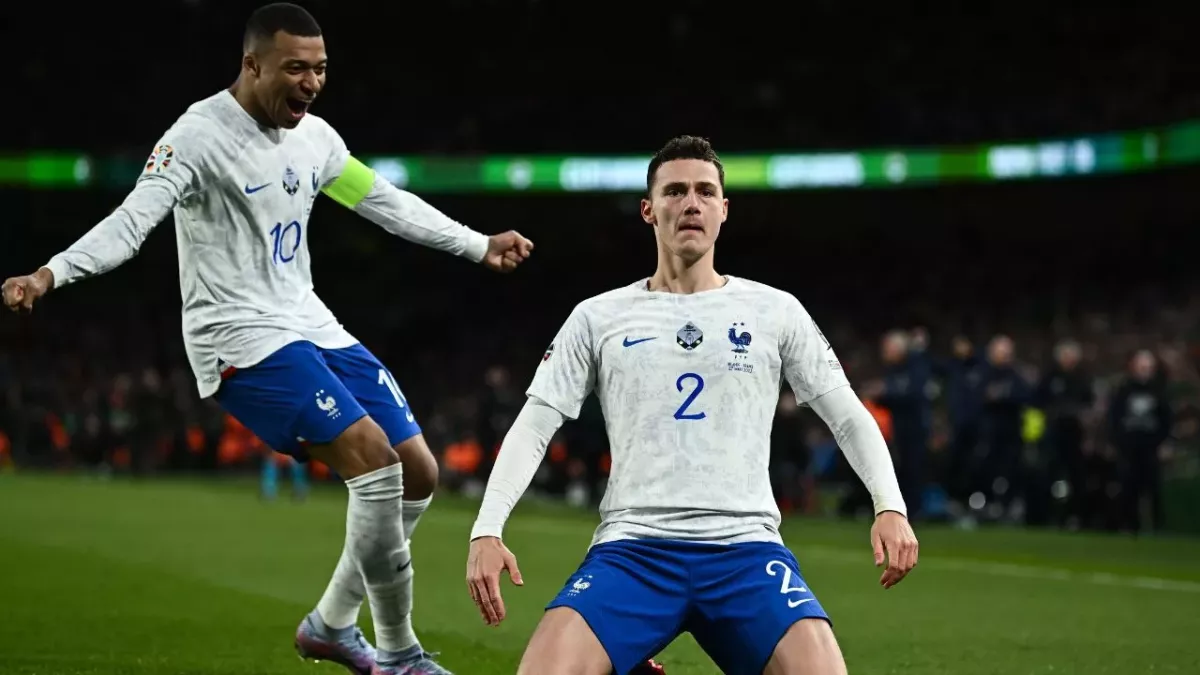 Benjamin Pavard a offert la victoire aux Bleus face à l'Irlande. 
