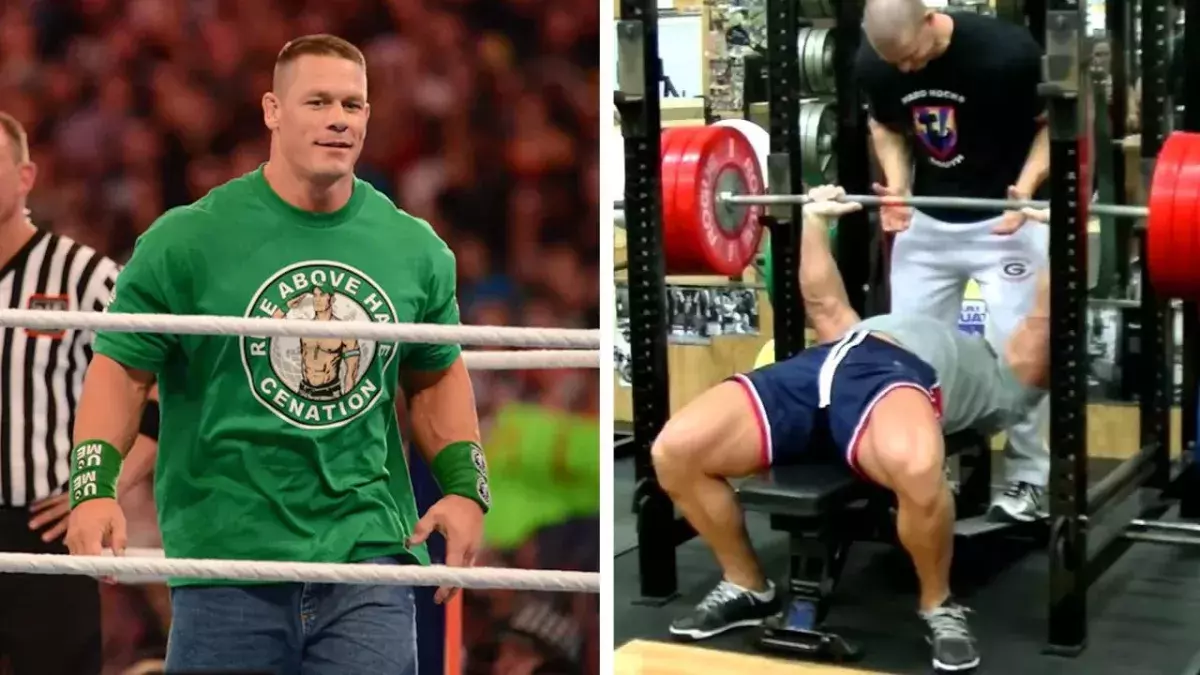 En marge de sa carrière de catcheur, John Cena est un grand adepte de la musculation. 
