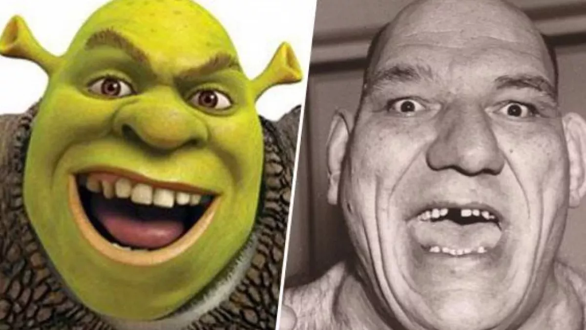Maurice Tillet, catcheur français qui aurait inspiré le personnage de Shrek