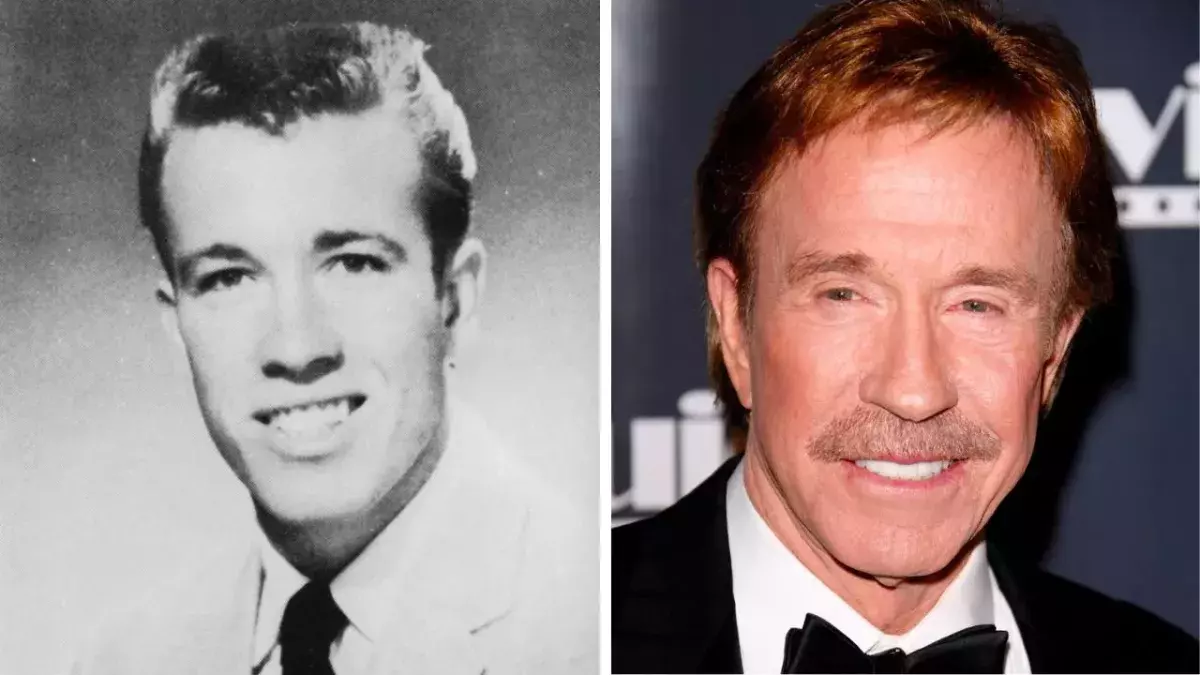 Chuck Norris a bien changé depuis son passage au lycée. 