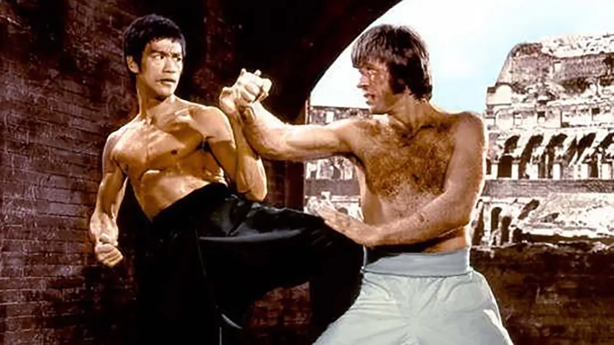 Chuck Norris et Bruce Lee