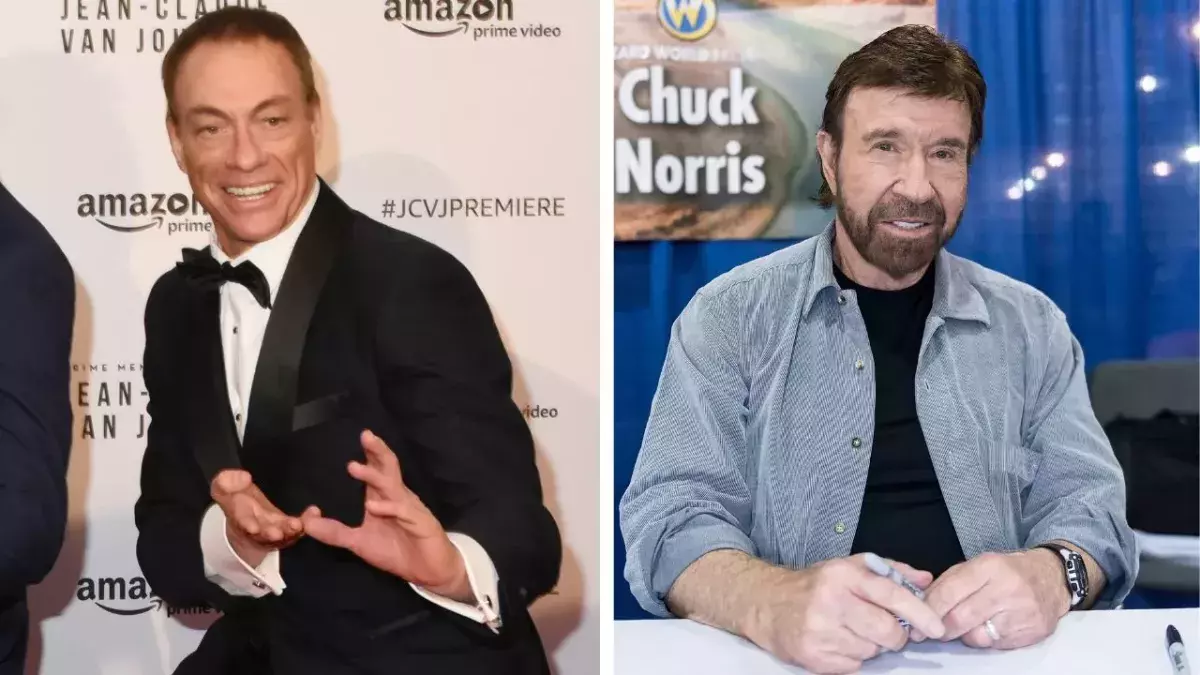 Jean-Claude Van Damme a partagé une séance d'entrainement avec Chuck Norris 