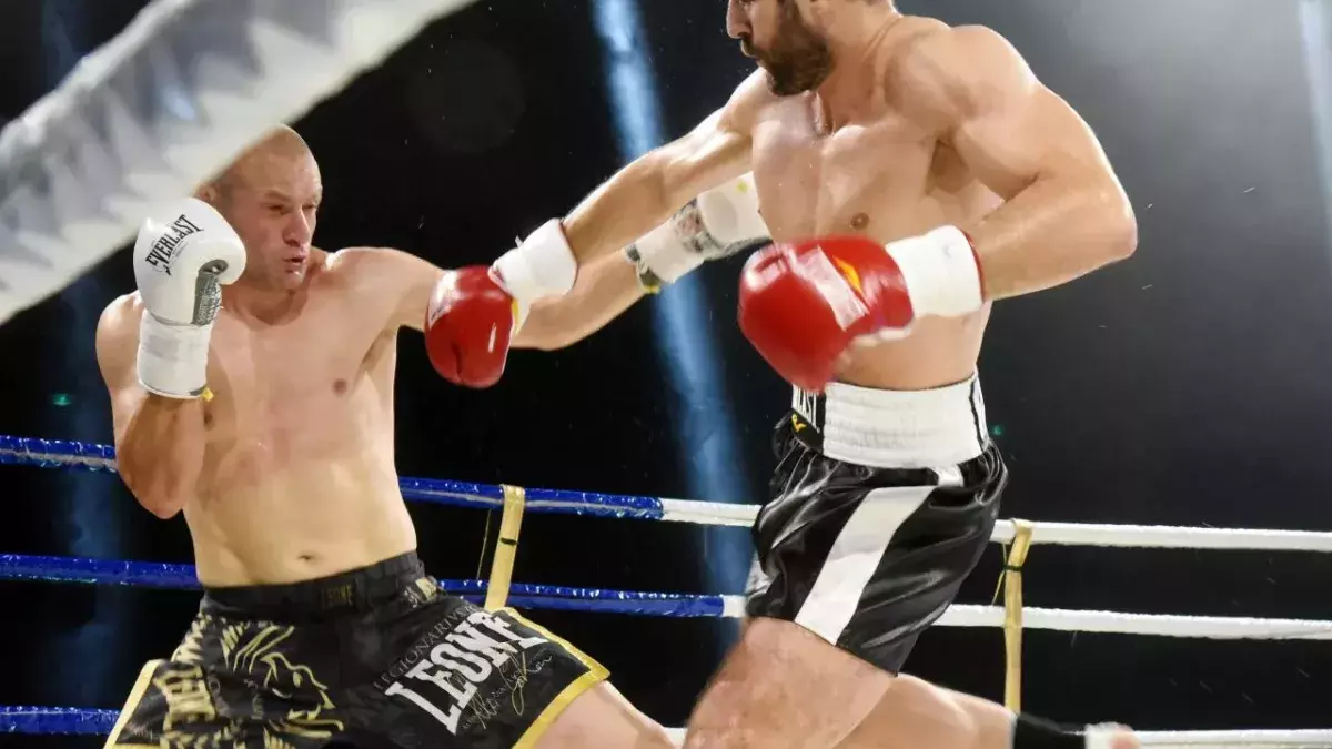 Cyril Benzaquen en plein combat