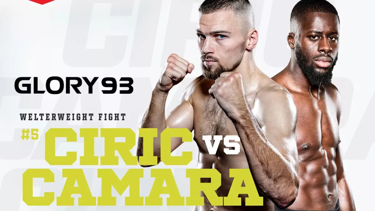Visuel officiel du combat Diaguely Camara vs Robin Ciric 2