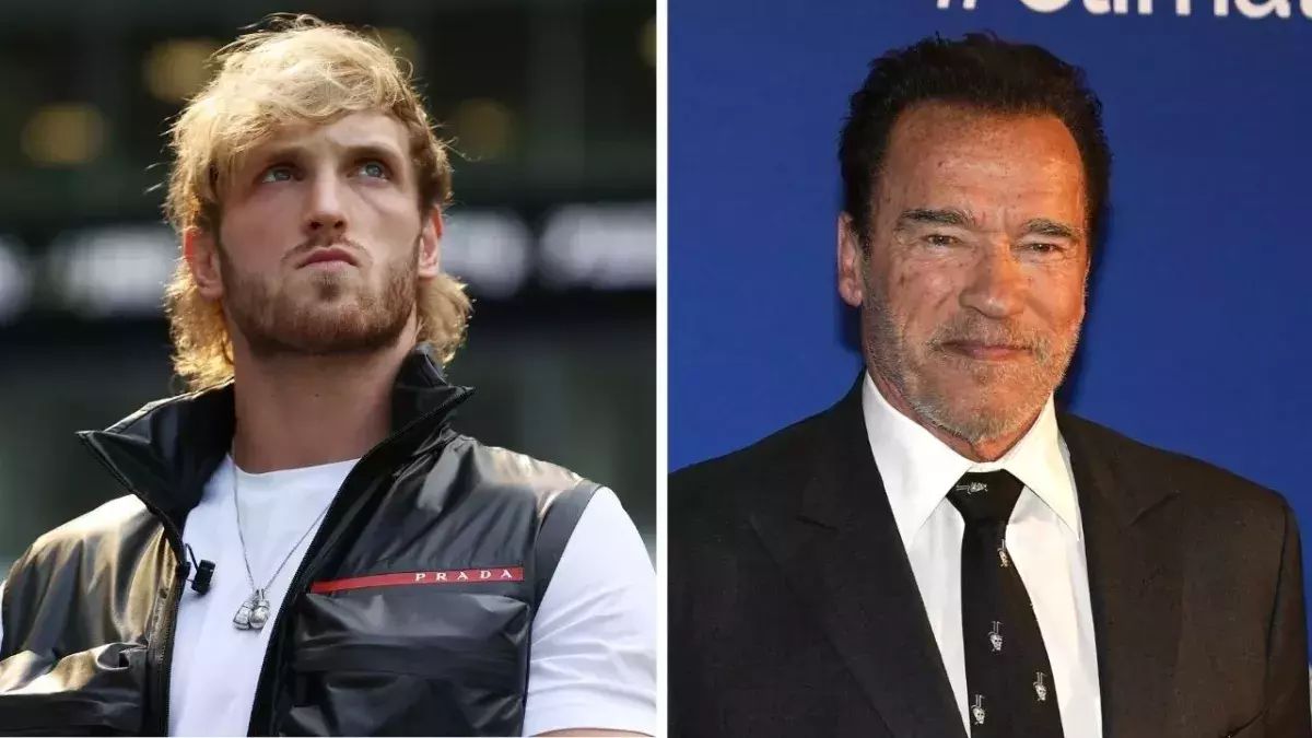 Logan Paul et Arnold Schwarzenegger. 