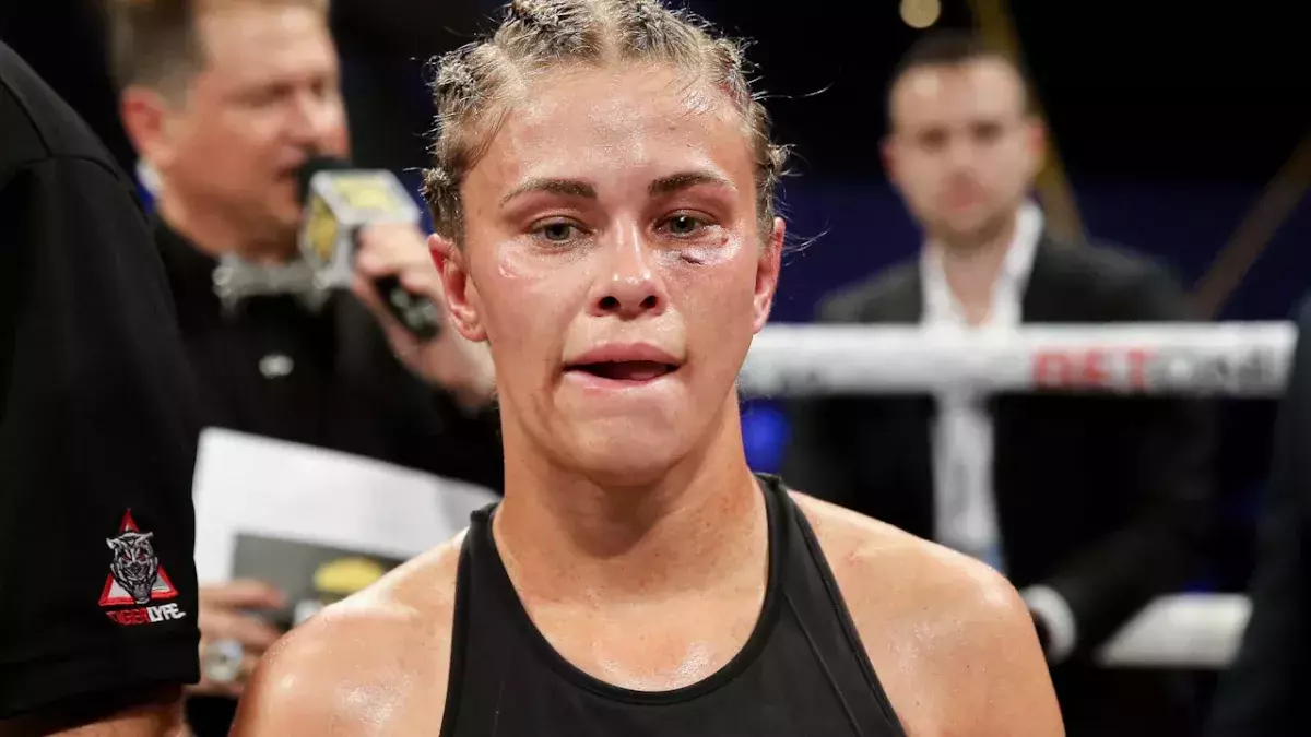 Paige VanZant lors d'un combat de bare-knuckle en février dernier.