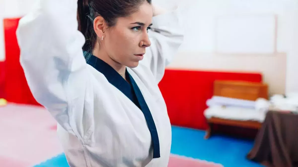 Taekwondo : Une femme enceinte de 8 mois remporte une compétition officielle 