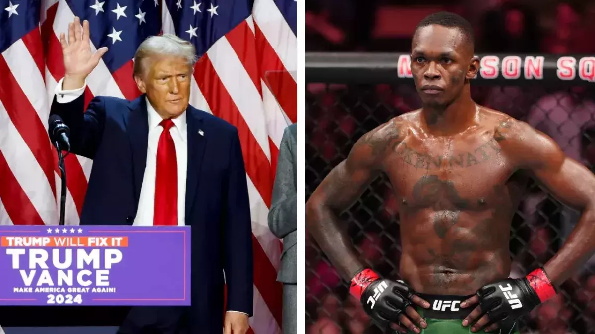 Adesanya et de nombreux combattants UFC ont réagi à l'élection de Donald Trump. 