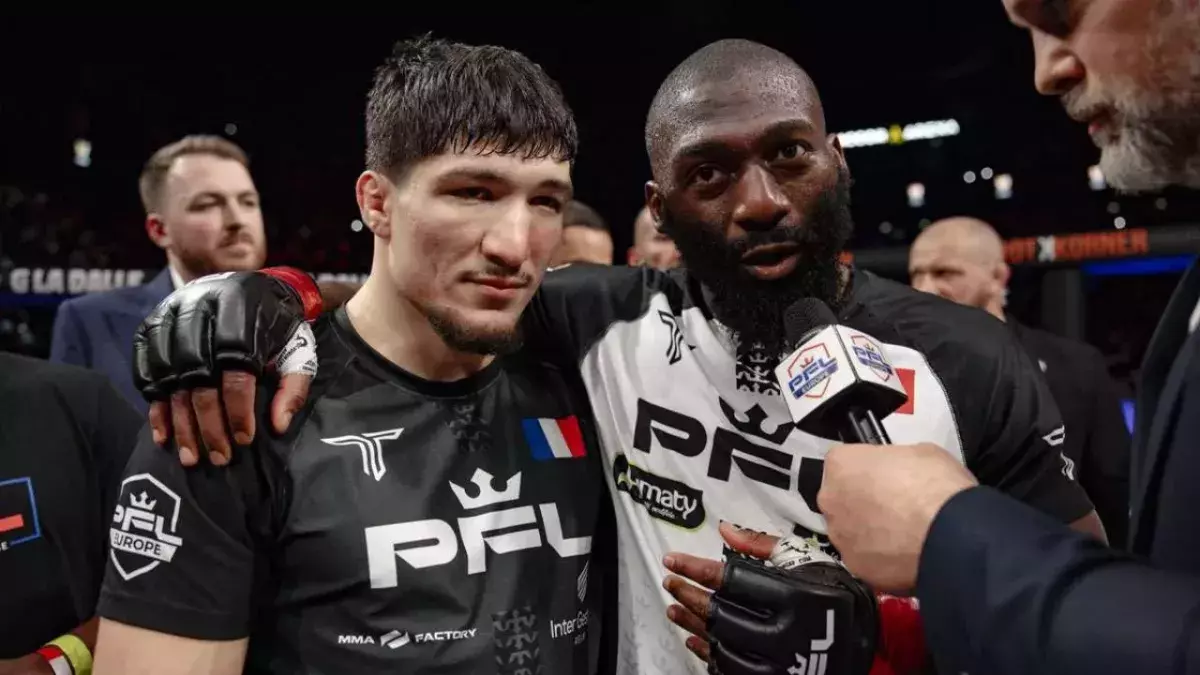 Baissangour "Baki" Chamsoudinov et Cédric Doumbè.