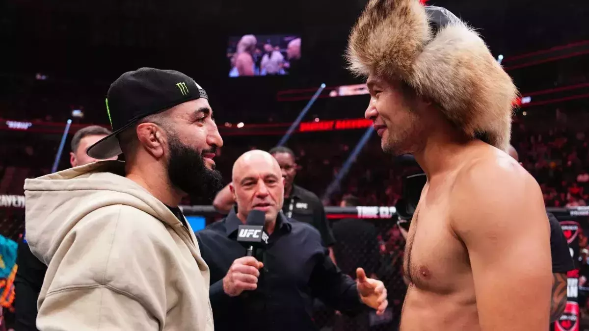 Belal Muhammad et Shavkat Rakhmonov. 