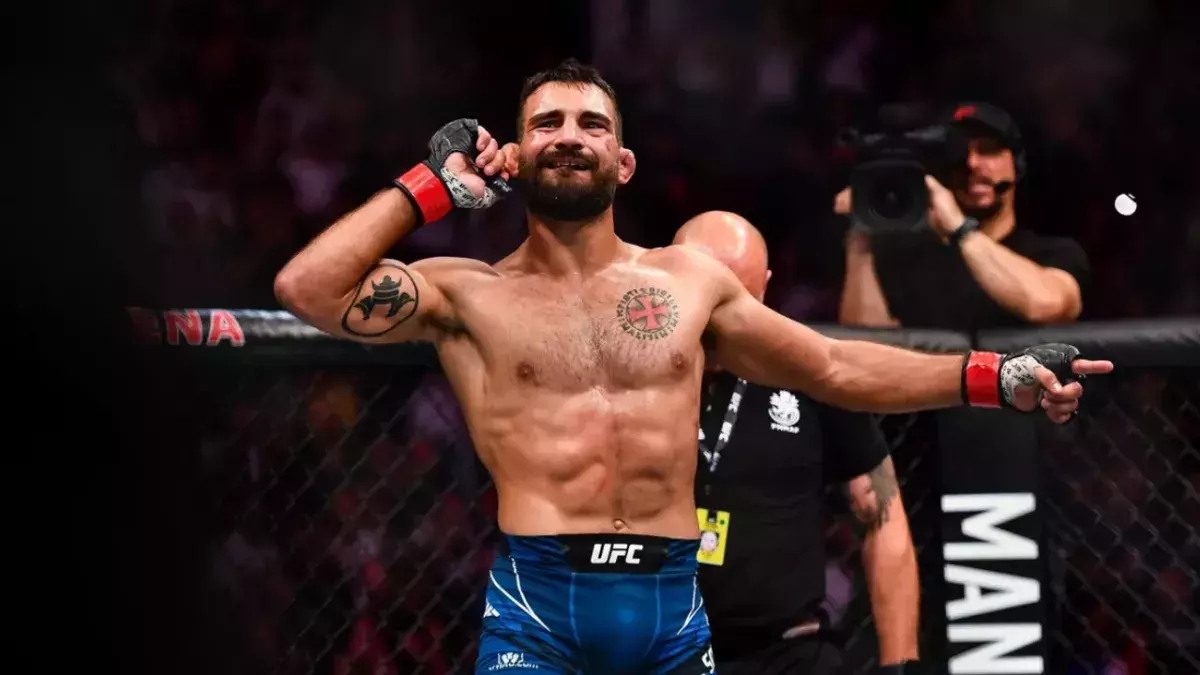 Benoit Saint-Denis à l'UFC Paris