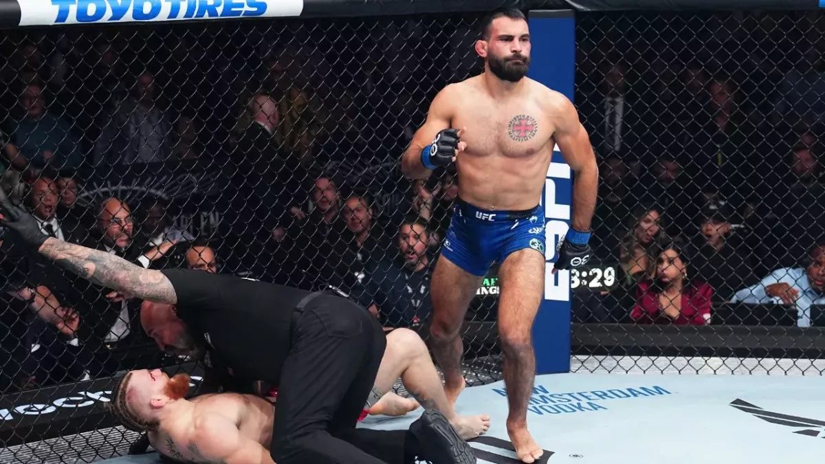 Benoit Saint-Denis s'est imposé par KO au 1er round face à Matt Frevola à l'UFC 295. 
