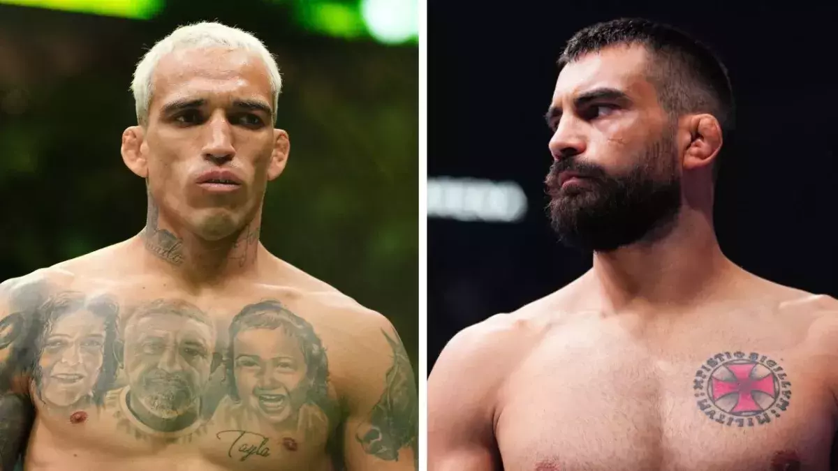Charles Oliveira et Benoit Saint-Denis.