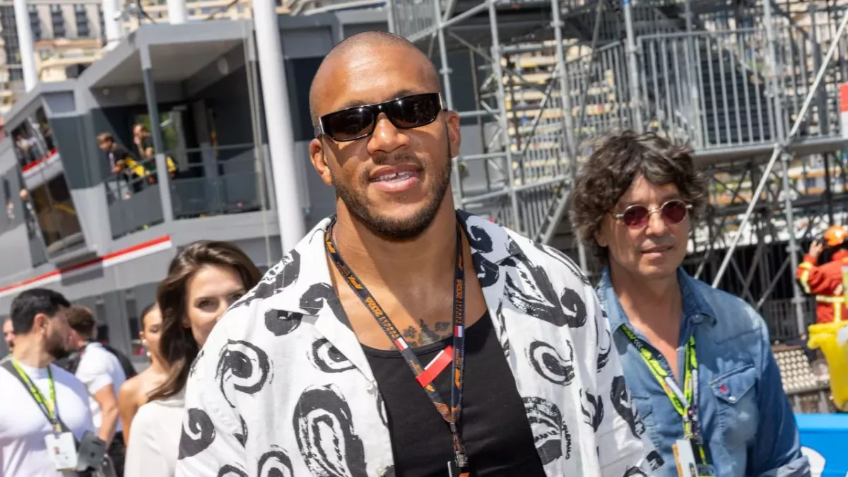 Ciryl Gane au GP de F1 de Monaco. 