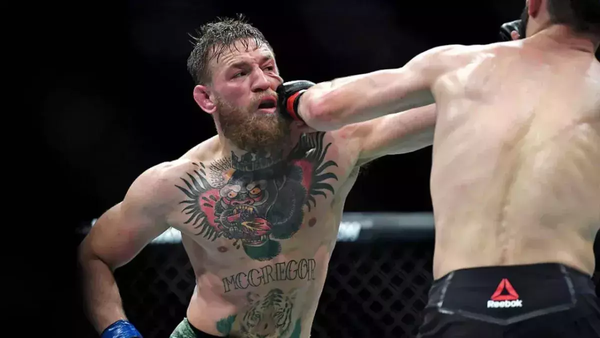 Combat entre Khabib et McGregor