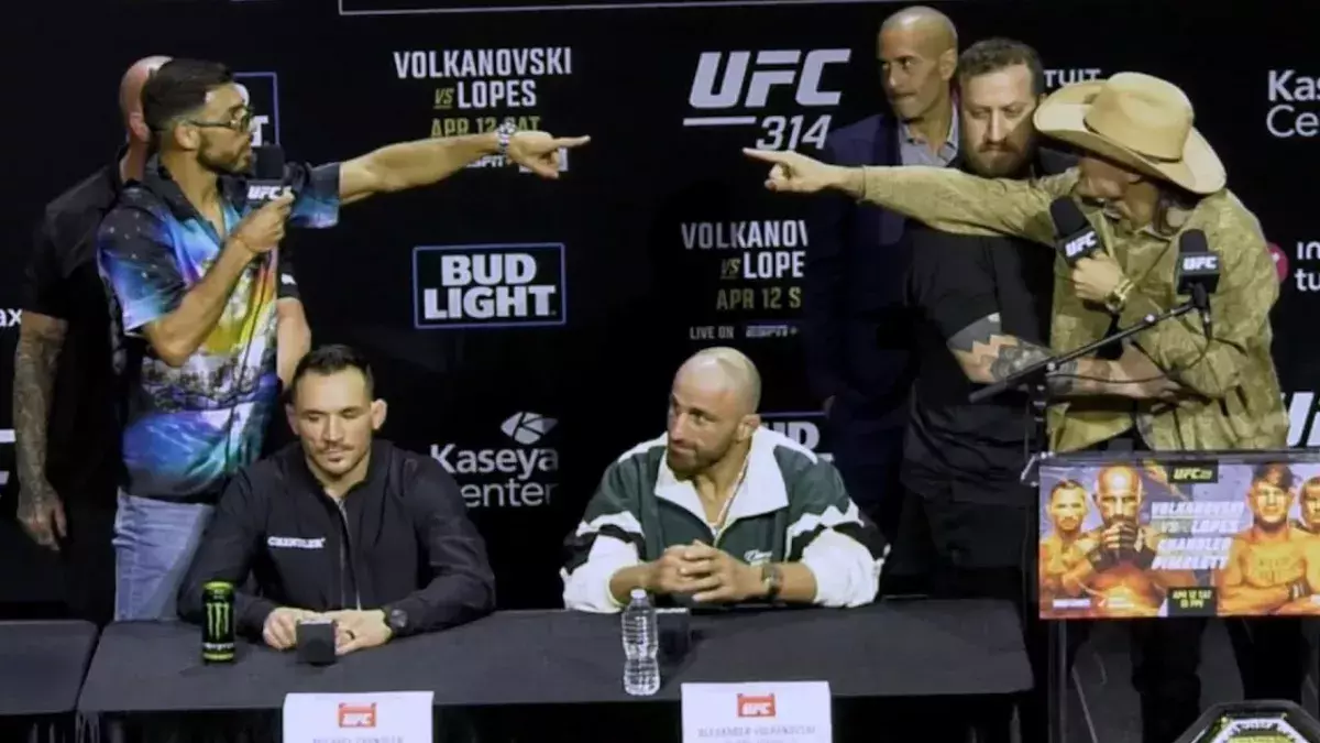 Conférence de presse de l'UFC 314