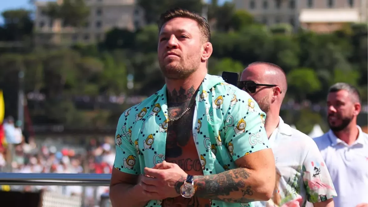 Conor McGregor au GP de F1 de Monaco. 