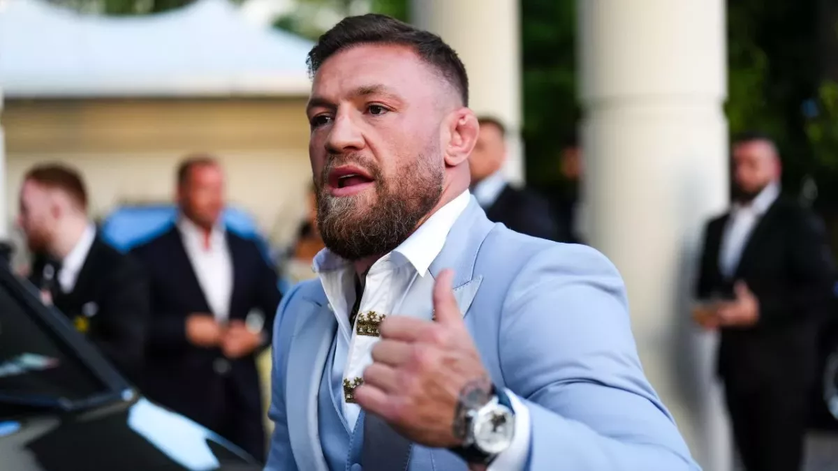 Conor McGregor, combattant de l'UFC, passe régulièrement à Cannes avec sa famille. 