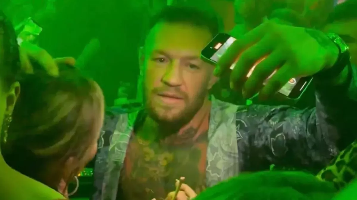 Conor McGregor en soirée à quelques semaines de son combat contre Michael Chandler. 